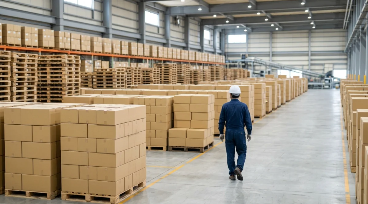 出荷量の規模に応じた段ボール種類戦略を整理した解説図