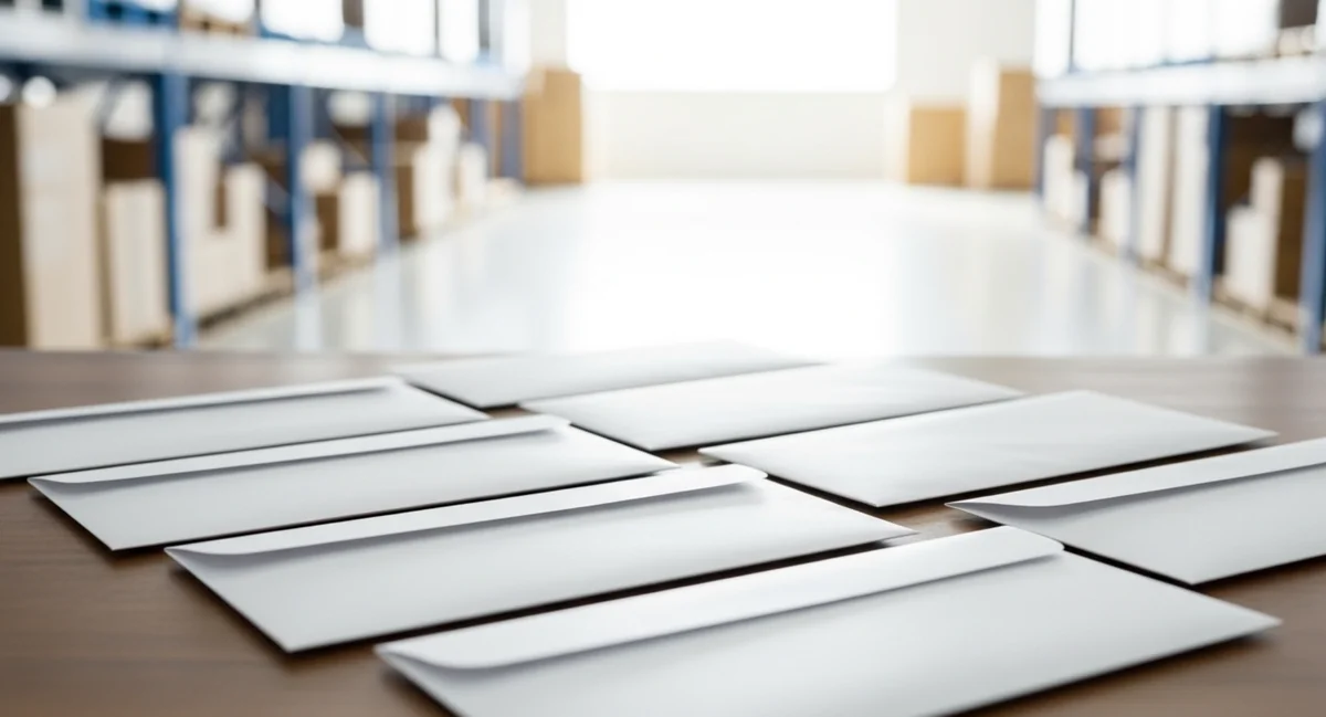 クリックポストで発送するメール便封筒の梱包概要