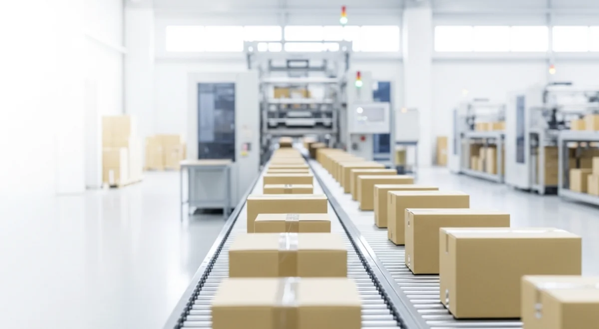 出荷量に応じた梱包工程の最適化ロードマップを示す解説イメージ