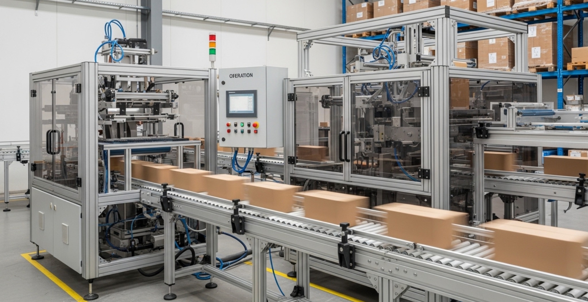 梱包機・包装機・自動梱包ラインの役割と用途の違いを整理した比較表と導入ステップ