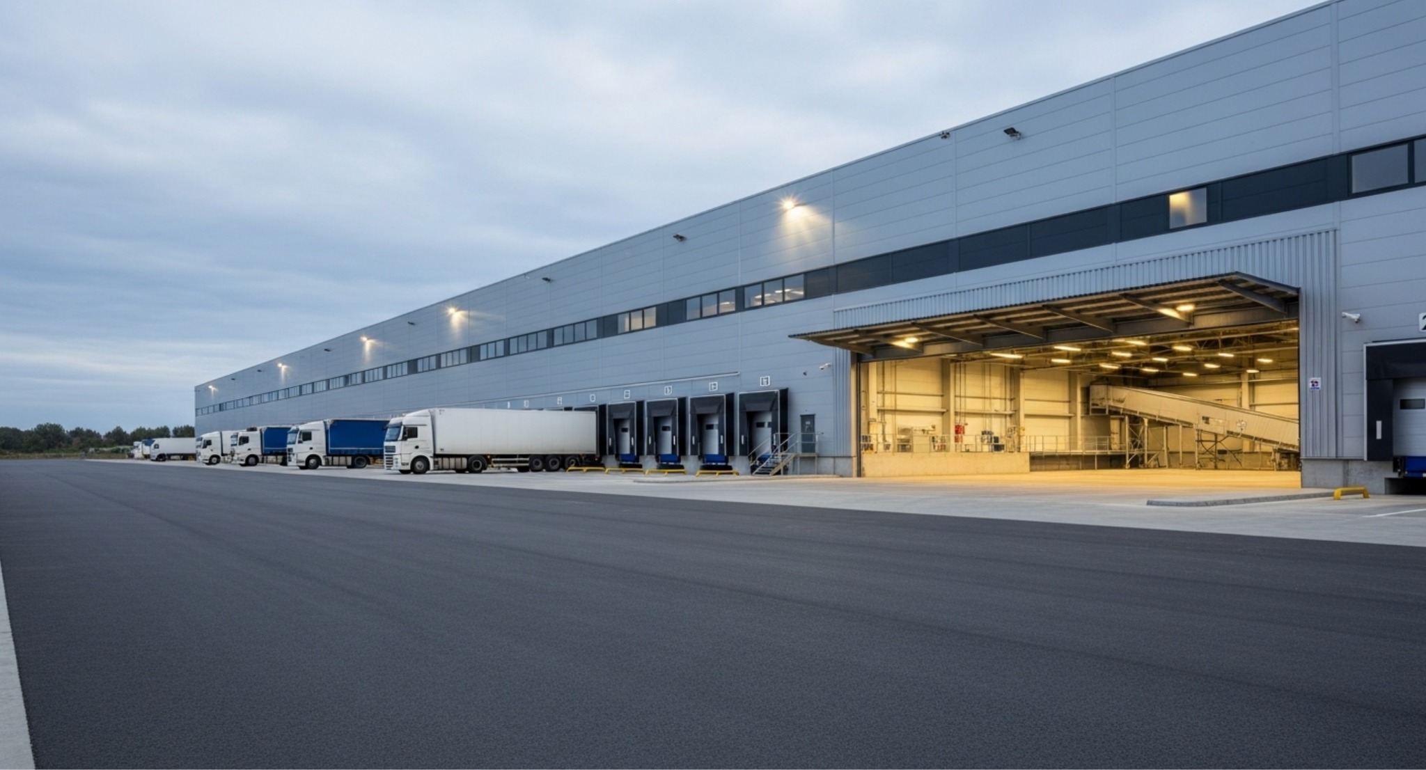 物流業界が直面する4つの課題（EC拡大・2024年問題・人手不足・多重下請け）の構造図