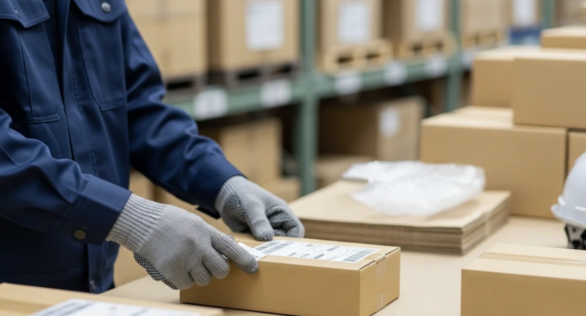 包装・梱包に関する物流用語を整理したイメージ