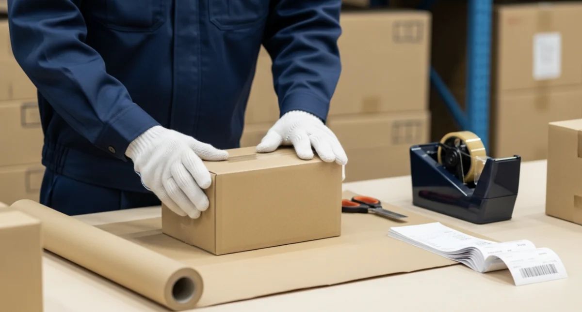 庫内オペレーションのボトルネック課題を示すシーン