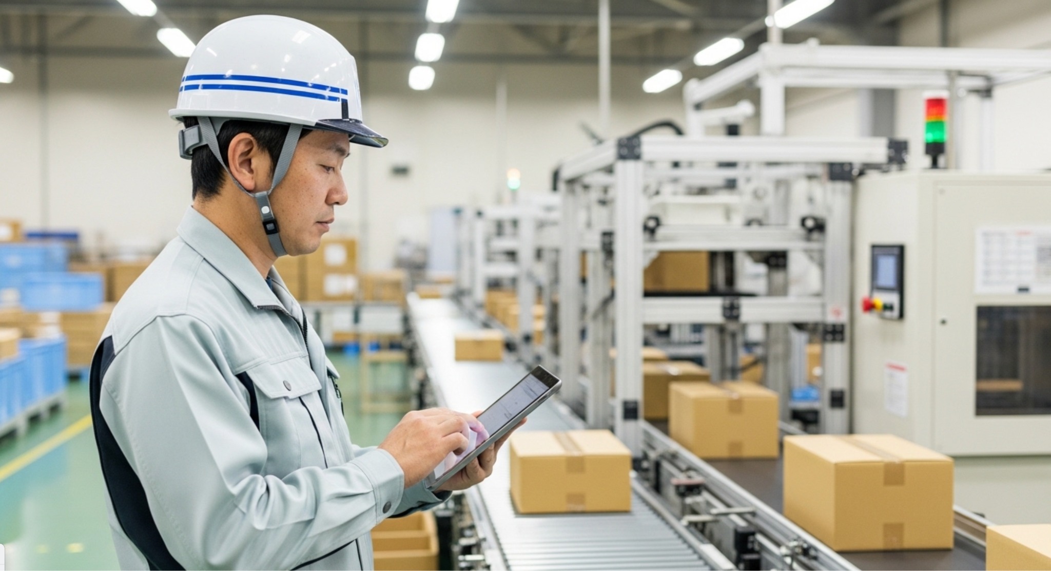 誤梱包率・1件あたり梱包時間・梱包コスト率・破損率の計算方法と改善方向性を示したKPI表