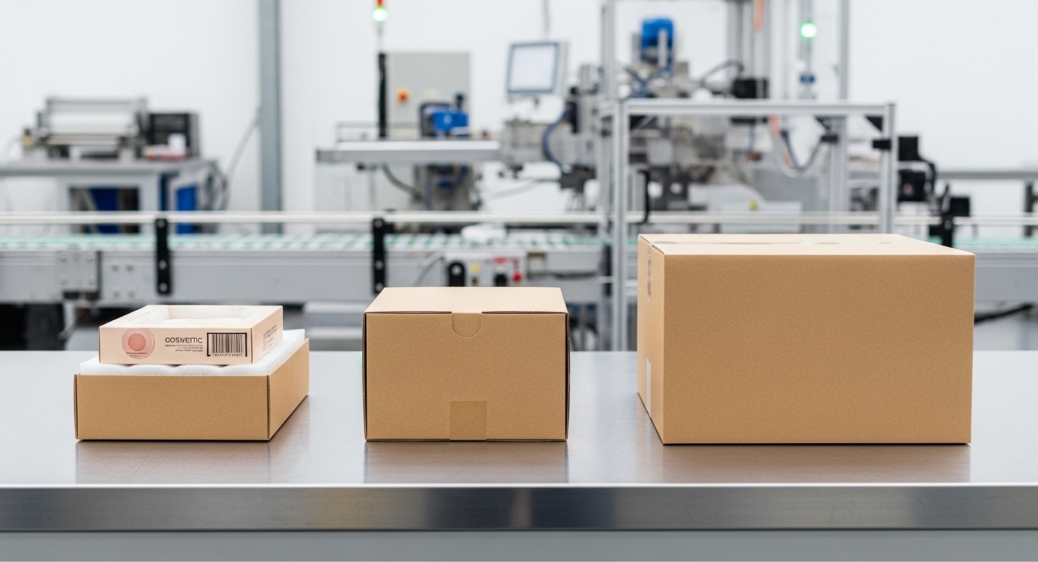 包装という上位概念の中に梱包が含まれる関係と個装・内装・外装の3分類を示した構造図